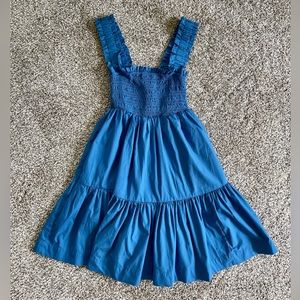 Abercrombie smocked blue dress